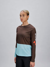 Załaduj obraz do przeglądarki galerii, Koszulka rowerowa POC W's Motion Air L/S Jersey - Bron. Brown/Lazurite Blue
