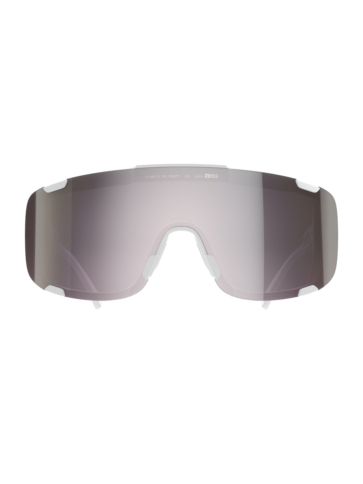 Okulary rowerowe POC Devour Mid - Hydrogen White/Clarity Road/Sunny Silver