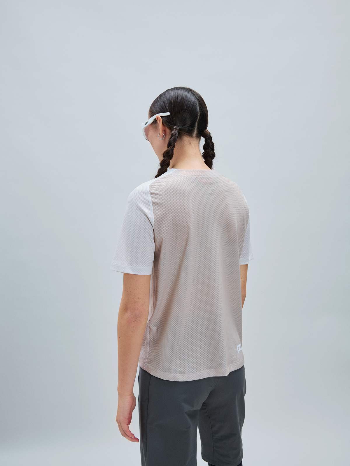 Koszulka rowerowa POC W's Motion Air S/S Jersey - Okenite Off-White