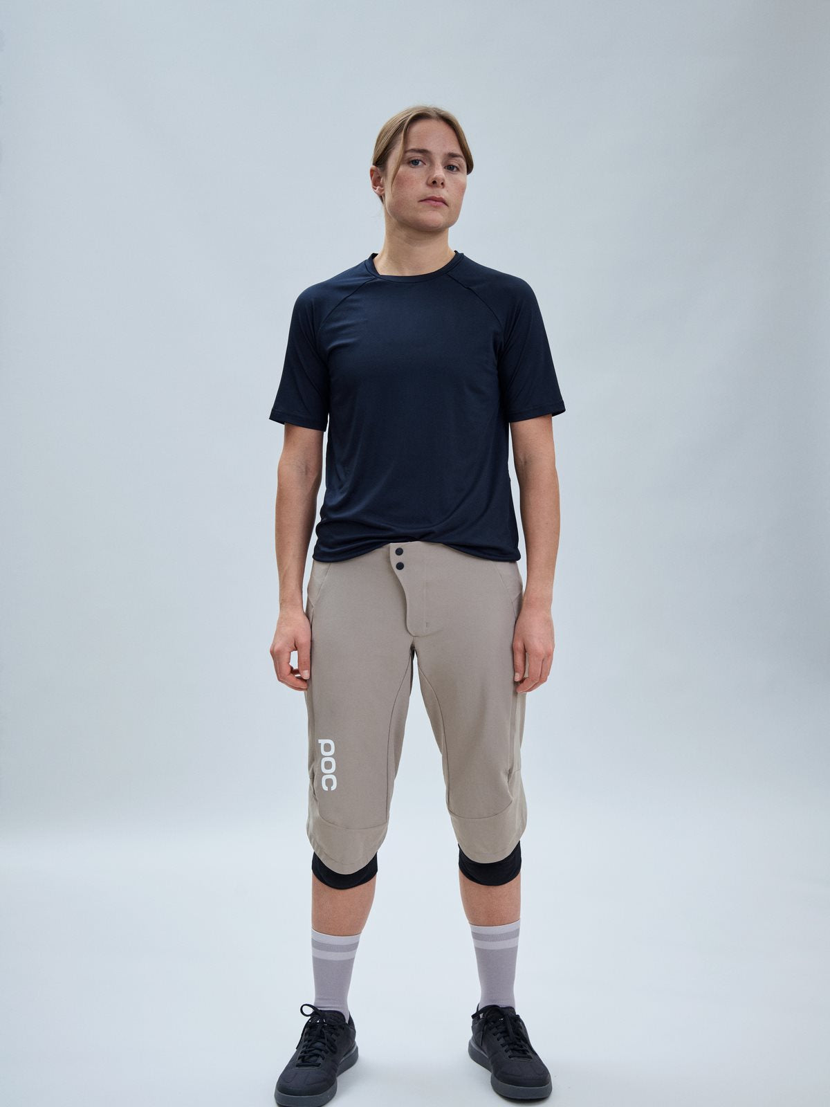 Spodenki rowerowe POC W's Infinite All-mountain Shorts - Moonstone Grey