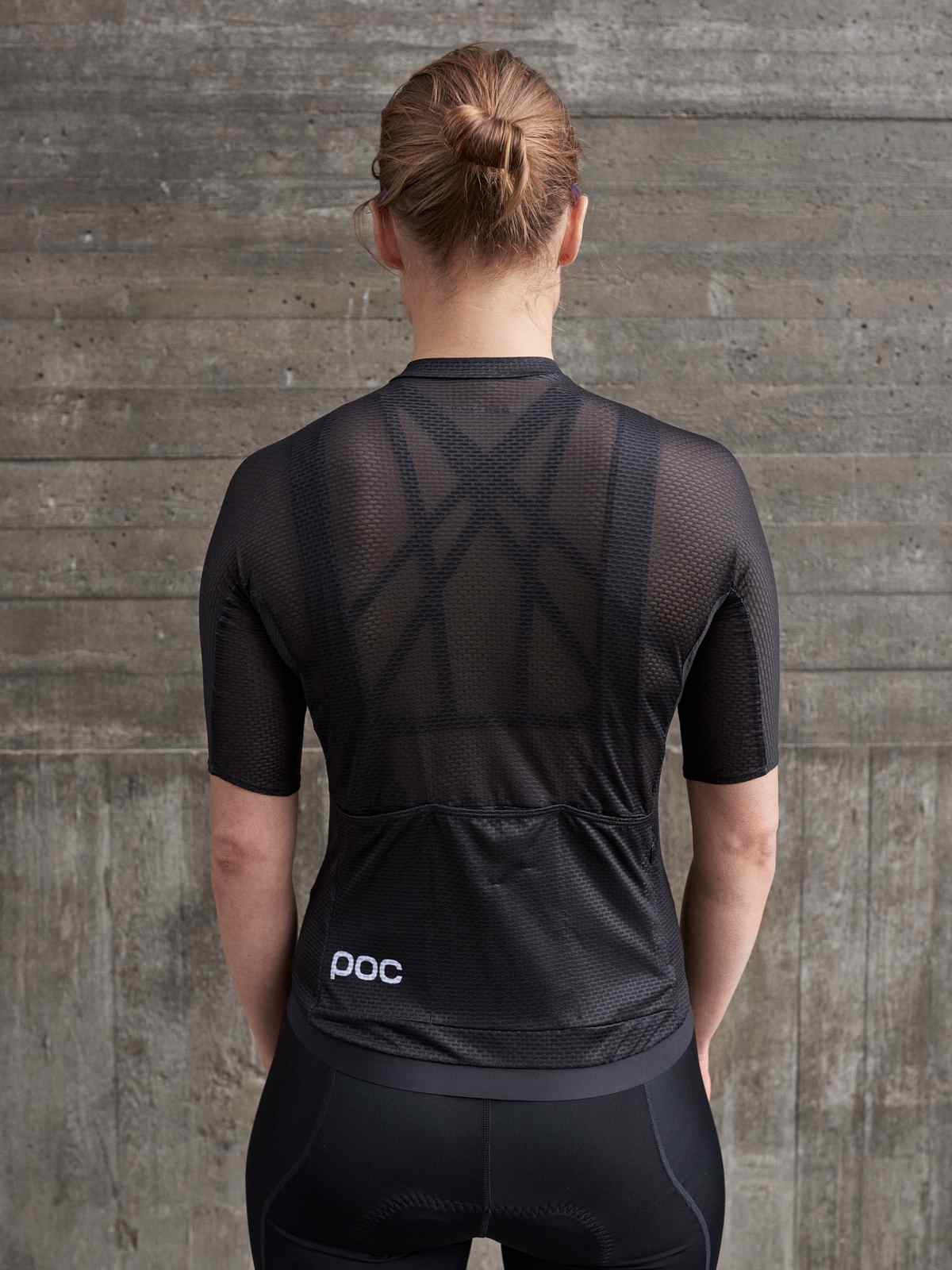 Koszulka rowerowa POC W's Air Jersey - Uran. Black