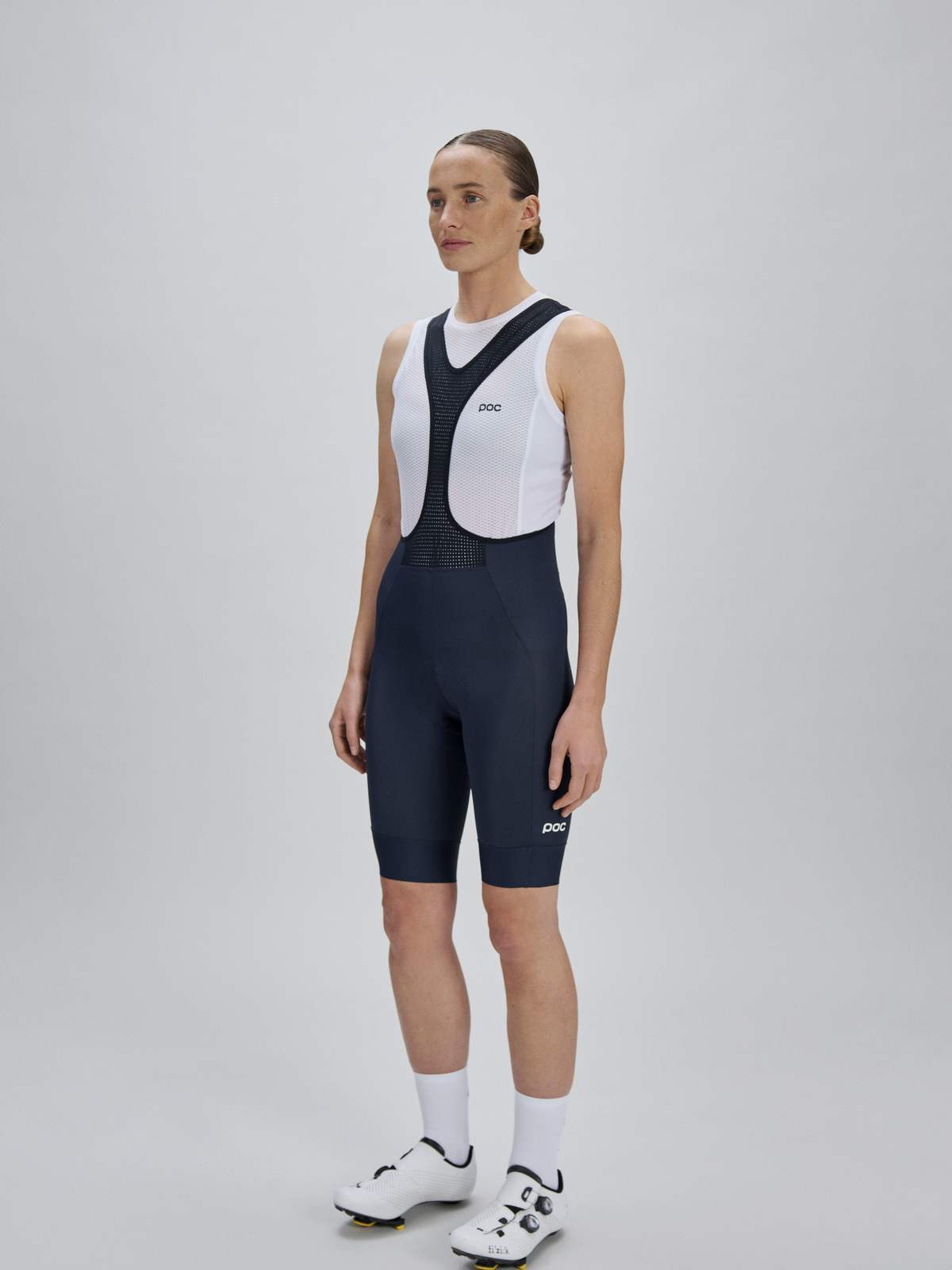 Spodenki rowerowe POC W's Cadence Bib Shorts - Apatite Navy