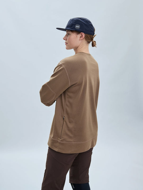 Załaduj obraz do przeglądarki galerii, Bluza damska POC W's Poise Crew Neck Jasper Brown
