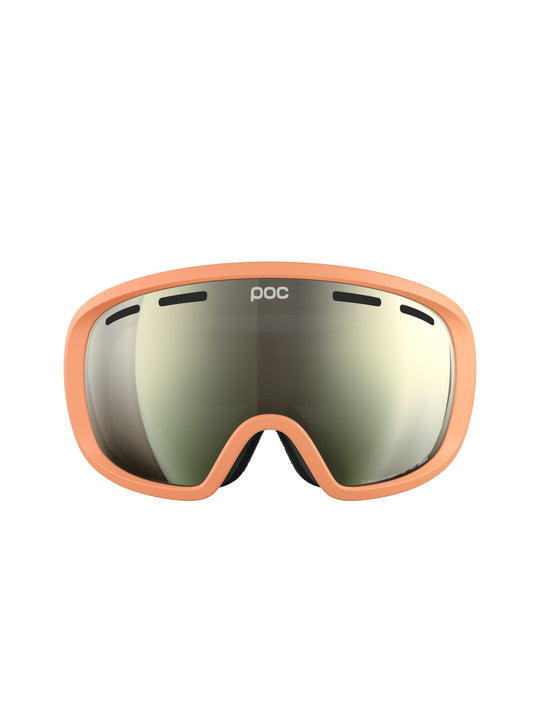 Załaduj obraz do przeglądarki galerii, Gogle narciarskie POC Fovea Wide Fit - Apricot Sunstone/Partly Sunny Ivory
