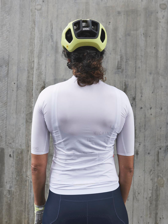Koszulka rowerowa POC W’s PRISTINE PRINT Jersey - Hydr. White - poc warszawa