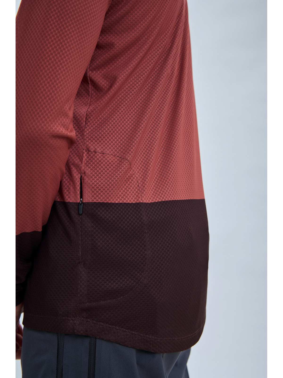 Koszulka rowerowa POC MTB Pure LS Jersey - Himalayan Salt/Axinite Brown