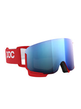 Załaduj obraz do przeglądarki galerii, Gogle narciarskie POC Nexal Wide Fit - Pris. Red/Pt. Sunny Blue
