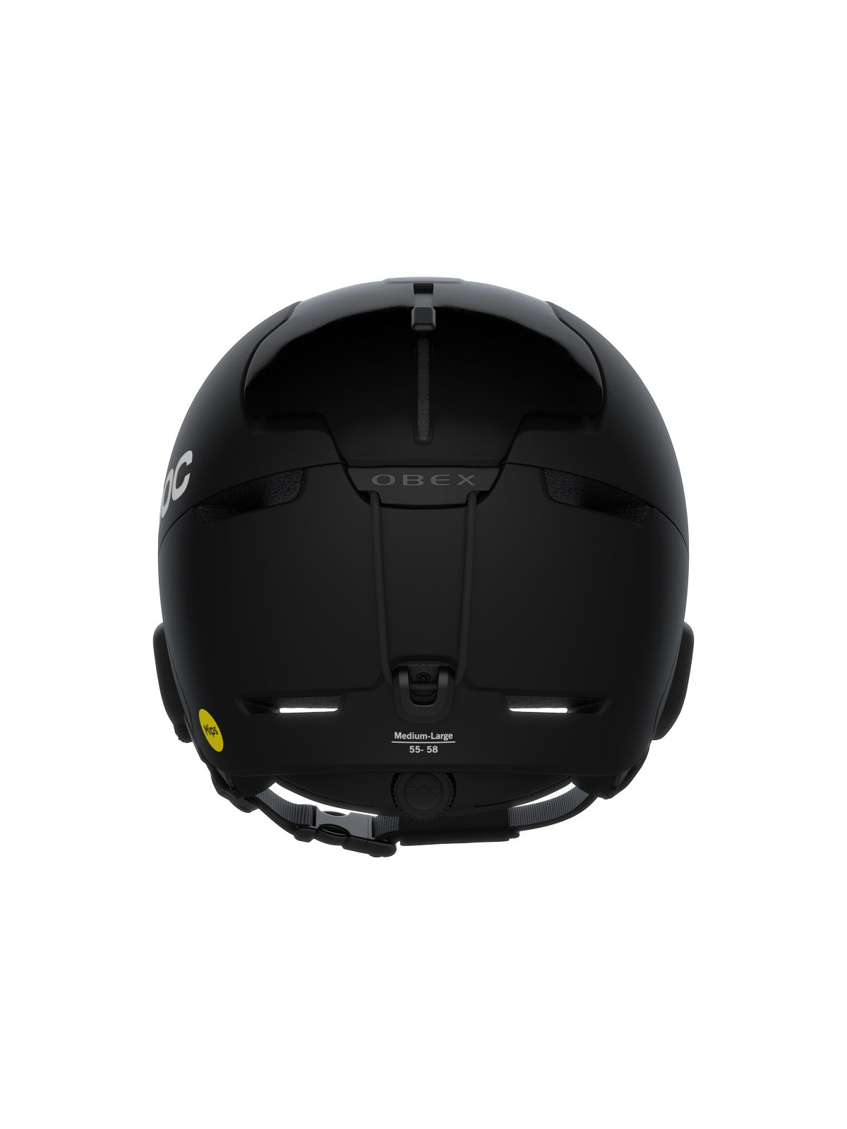 Kask narciarski POC OBEX MIPS COMMUNICATION - Ura. Black Matt
