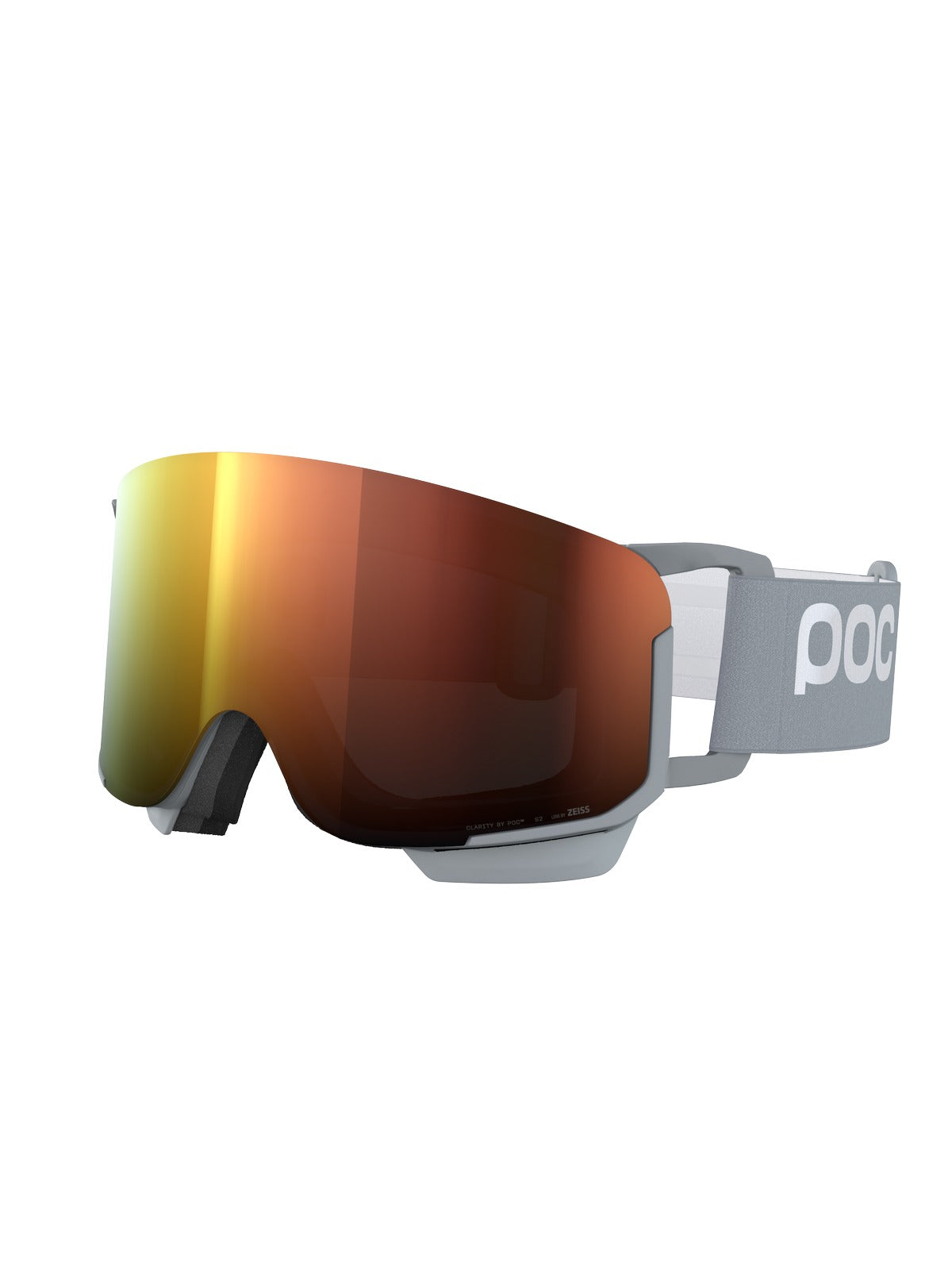 Gogle narciarskie POC Nexal Mid - Granite Grey/Partly Sunny Orange