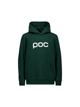 Załaduj obraz do przeglądarki galerii, Bluza z kapturem POC Hood Jr - Pargasite Green/Hydr. White

