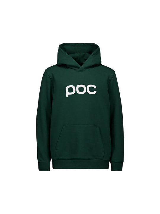 Załaduj obraz do przeglądarki galerii, Bluza z kapturem POC Hood Jr - Pargasite Green/Hydr. White

