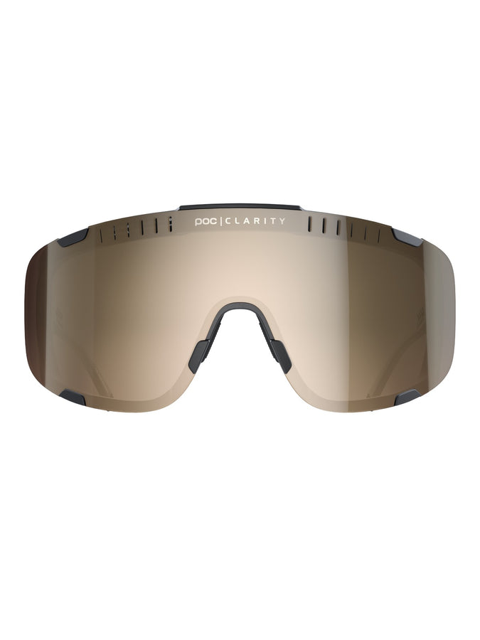 Okulary rowerowe POC Devour Wide Fit - Ur. Black | Clarity Trail/Partly Sunny Silver Cat 2