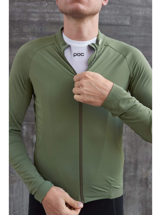 Załaduj obraz do przeglądarki galerii, Koszulka rowerowa POC M&#39;s AMBIENT Thermal Jersey - Epid. Green
