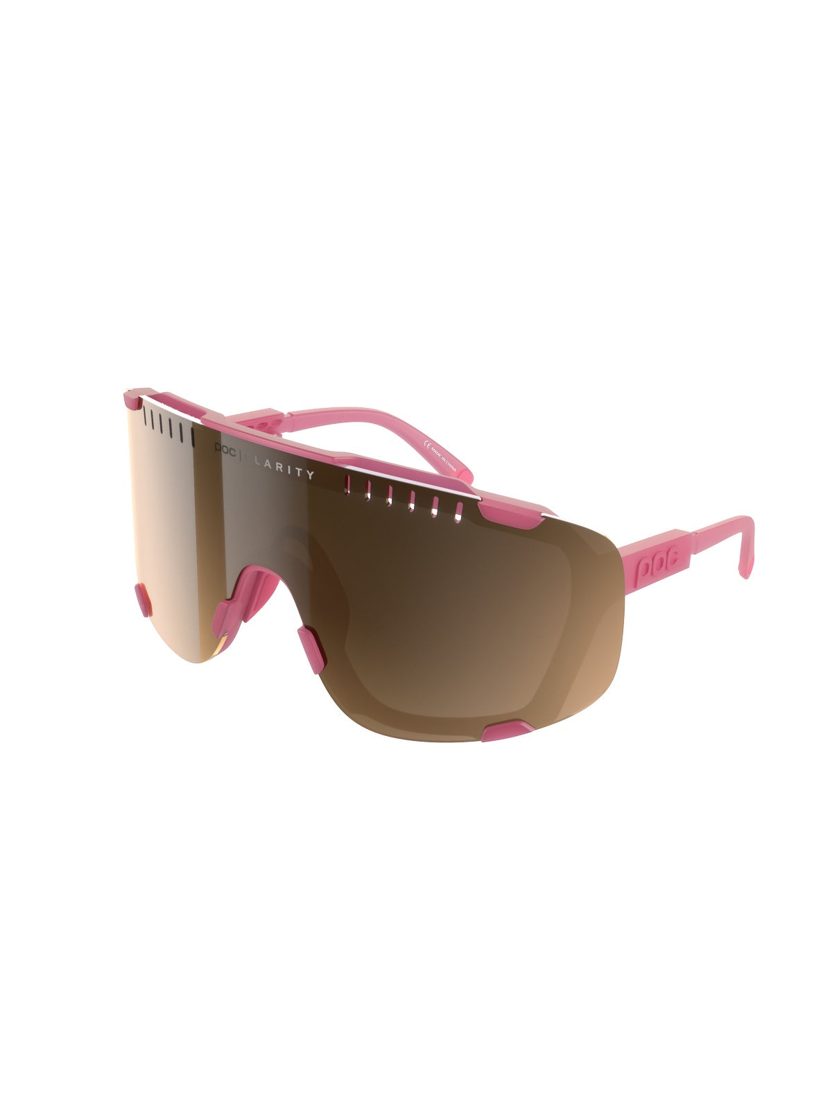 Okulary rowerowe POC Devour - Actinium Pink Translu. - TU - poc warszawa