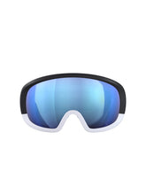 Załaduj obraz do przeglądarki galerii, Gogle narciarskie POC Fovea Mid Race - Ur. Black|Hydr. White|Pt. Sunny Blue Cat 2
