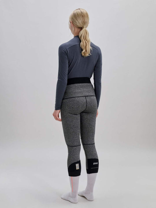 Załaduj obraz do przeglądarki galerii, Legginsy narciarskie damskiePOC W's Layer Cut Resistant Tights - Uranium Black

