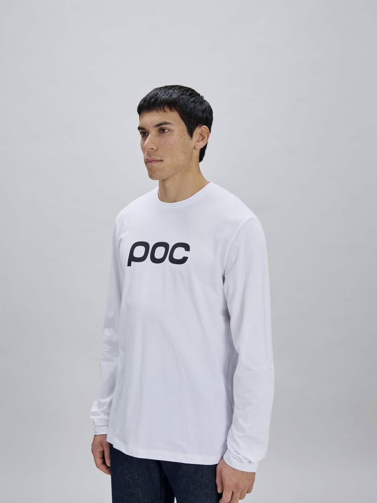 Koszulka longsleeve POC L/S Tee - Hyd. White