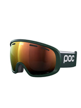 Załaduj obraz do przeglądarki galerii, Gogle narciarskie POC Fovea Wide Fit - Parg. Green/Pt. Sunny Orange
