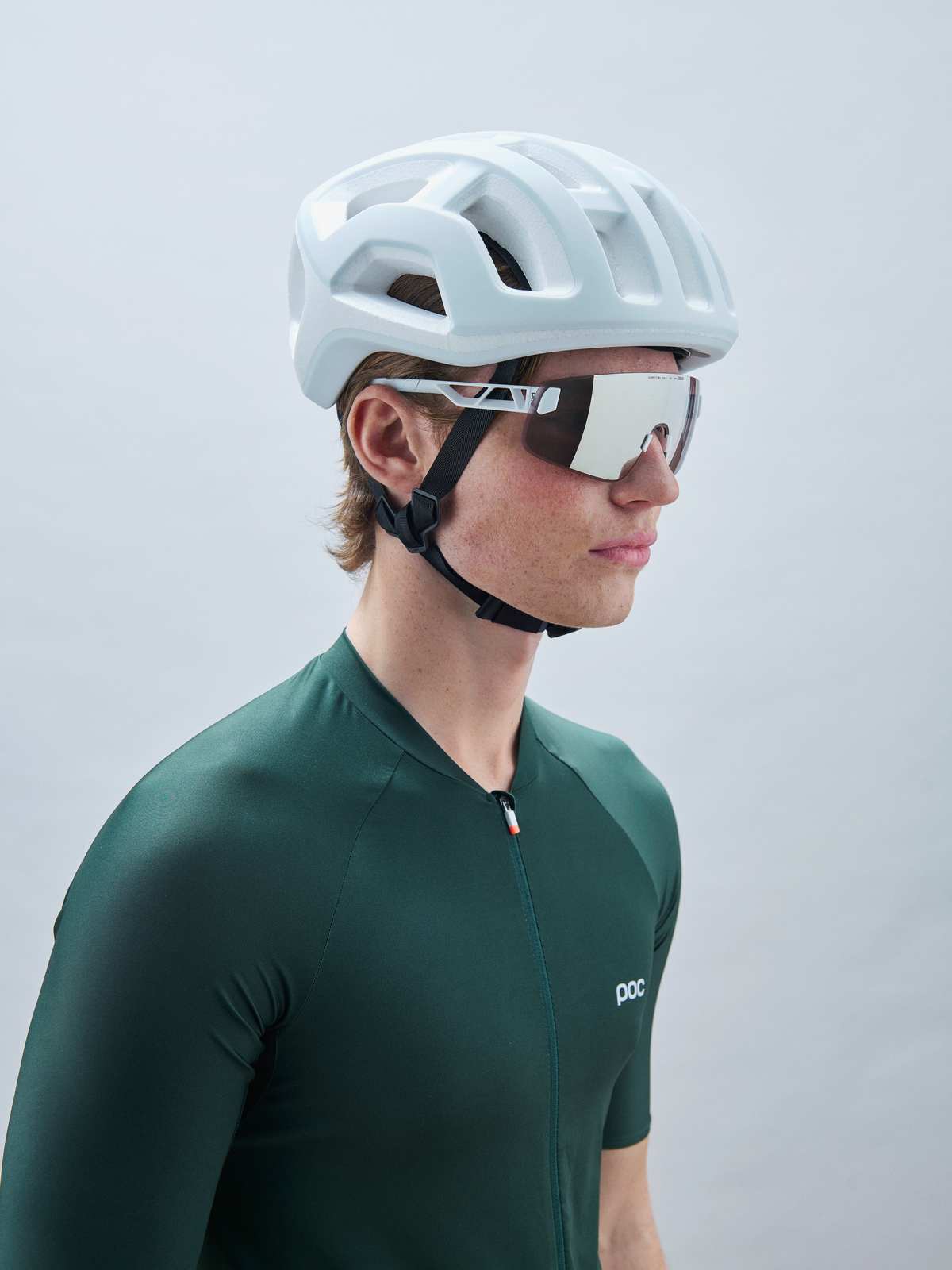 Kask rowerowy POC Ventral Lite Wide Fit - Hyd. White Matt