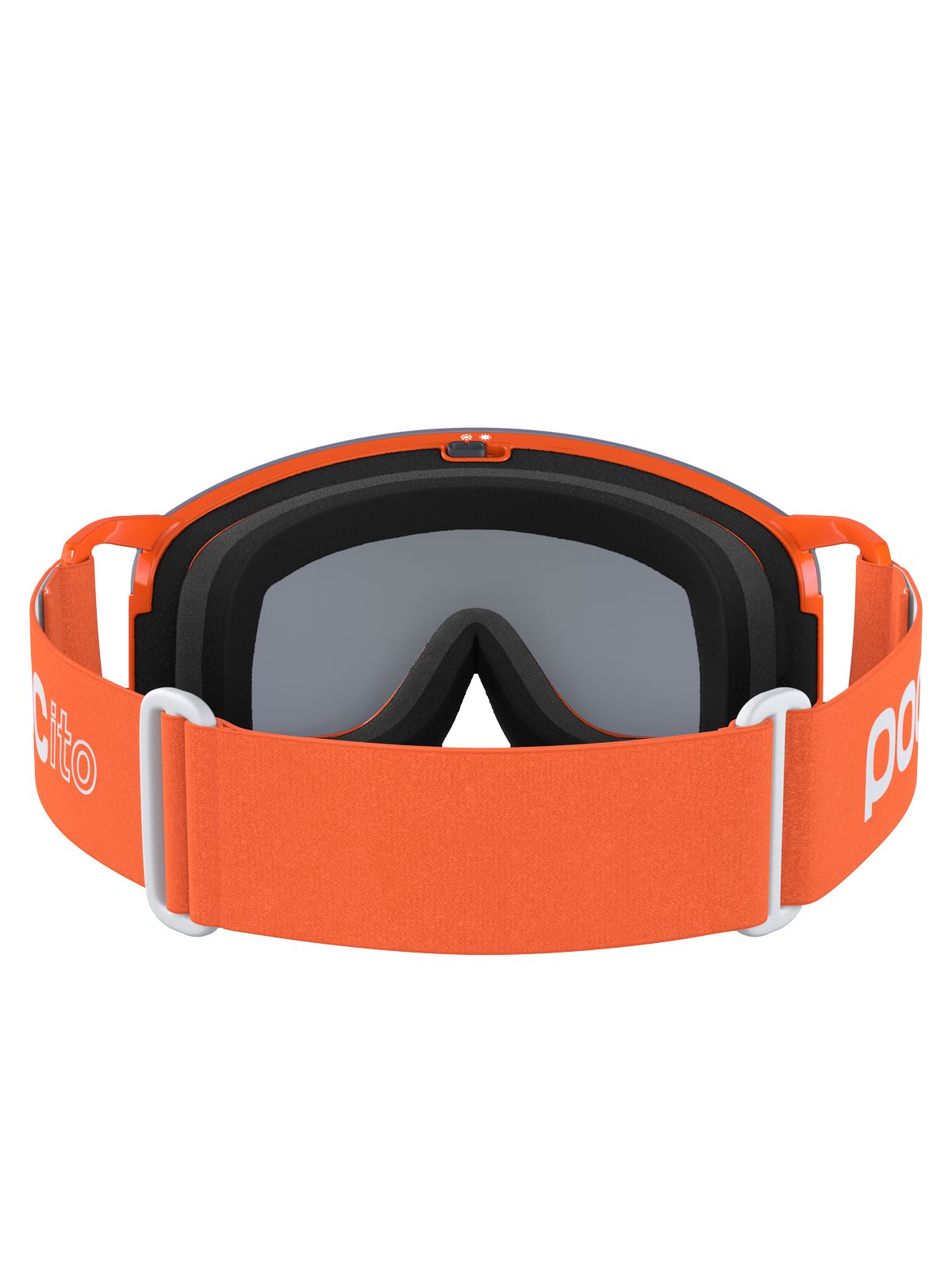 Gogle narciarskie POCito Nexal - Fluo. Orange/Partly Sunny Silver