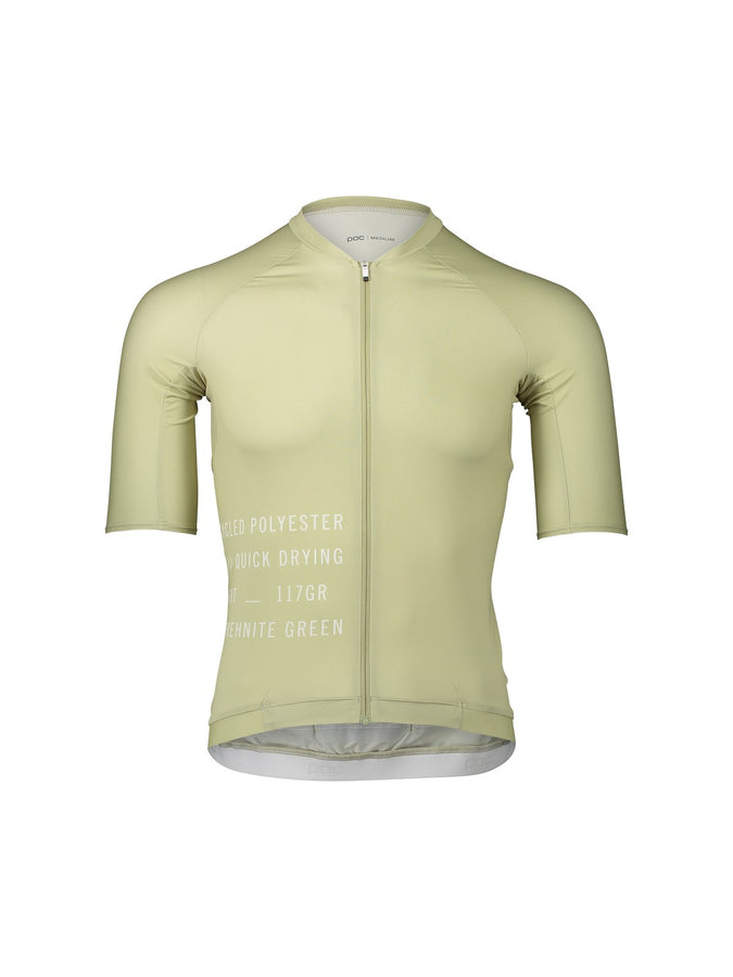 Koszulka rowerowa POC M's PRISTINE Print Jersey - Prehnite Green