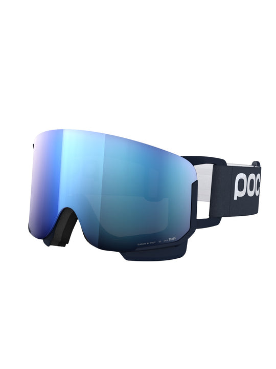 Załaduj obraz do przeglądarki galerii, Gogle narciarskie POC Nexal Wide Fit - Apatite Navy/Pt. Sunny Blue
