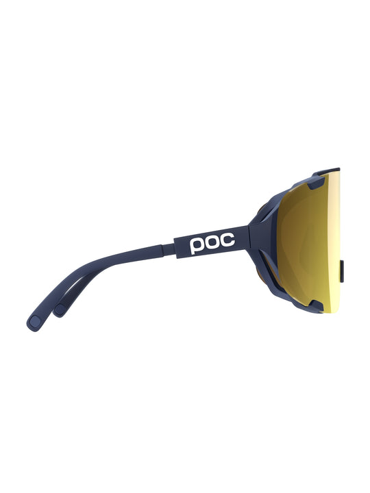 Załaduj obraz do przeglądarki galerii, Okulary rowerowe POC Devour - Apat. Navy/Clarity Road/Partly Sunny Gold
