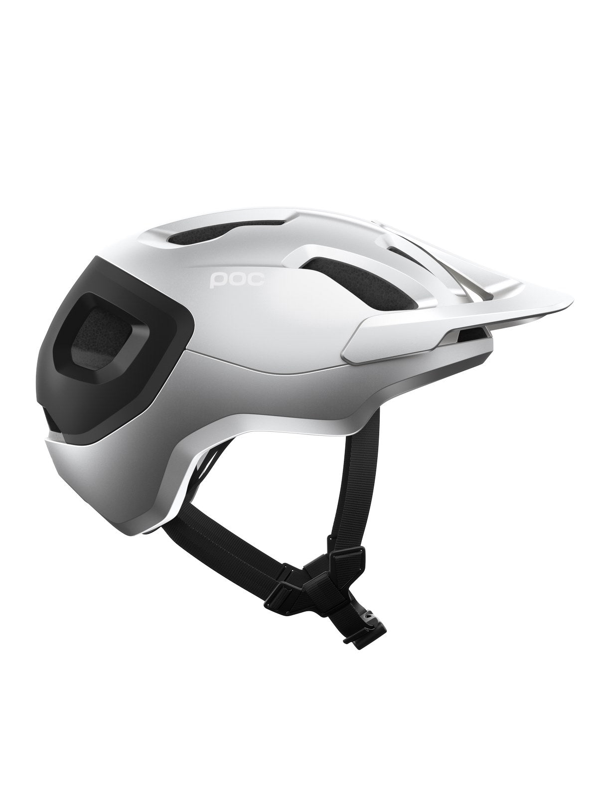 Kask rowerowy POC Axion Race MIPS - Uran. Black/Argentite Silver Matt - poc warszawa
