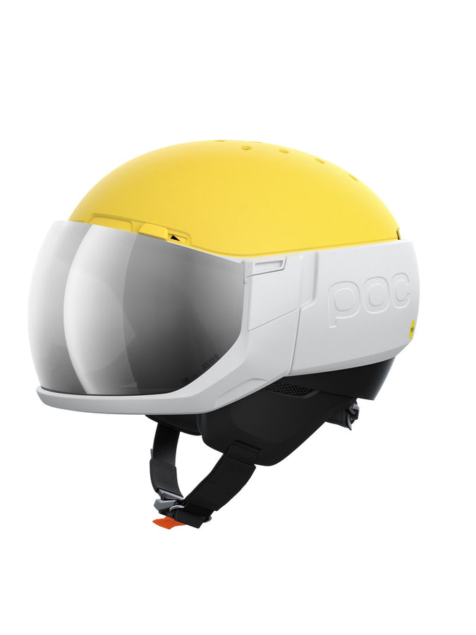 Kask narciarski POC Levator MIPS - Hyd. White/Ave. Yellow Matt - poc warszawa