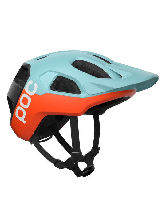 Załaduj obraz do przeglądarki galerii, Kask rowerowy POC Cularis - Indi. Blue Matt/Carnelian Orange Matt
