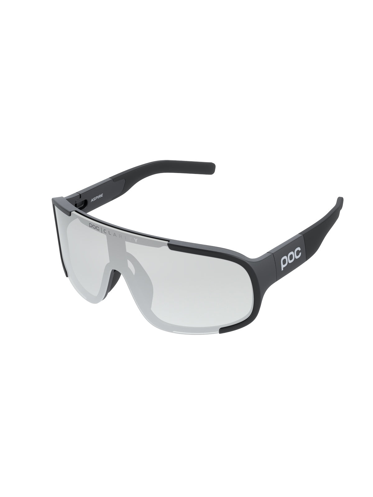 Okulary rowerowe POC Aspire Photochromic - Ur. Black | Clarity Photochromic Clear/Natural Grey cat. 1–3