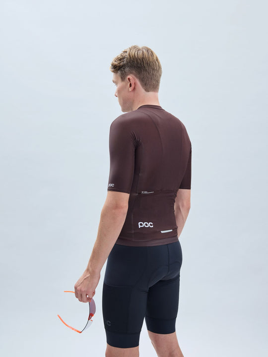 Koszulka rowerowa POC M's Pristine Jersey - Axinite Brown