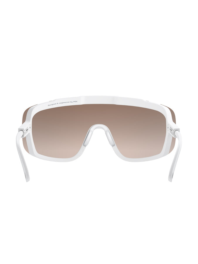 Okulary rowerowe POC Devour Wide Fit - Hyd. White | Clarity Trail /Partly Sunny Silver Cat 2