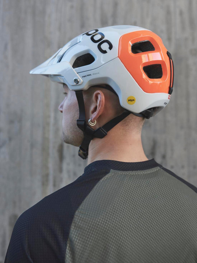Kask rowerowy POC TECTAL RACE MIPS NFC - Hydr. White/Fluo. Orange Avip