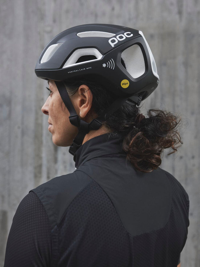 Kask rowerowy POC VENTRAL AIR MIPS NFC - Ur. Black/Hydr. White Matt