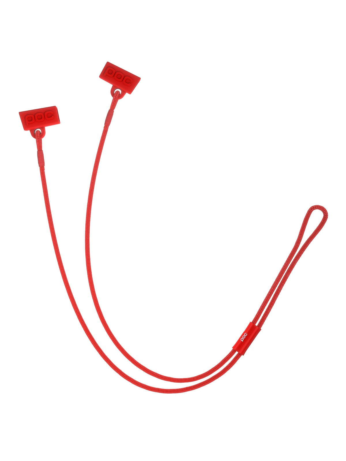 Okulary rowerowe POC Devour Ultra - Pris. Red/Clarity Trail/Partly Sunny Silver