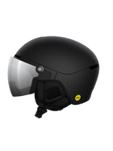 Załaduj obraz do przeglądarki galerii, Kask narciarski POC Obex Visor - Uran. Black Matt/Clarity Universal/Partly Sunny/Silver
