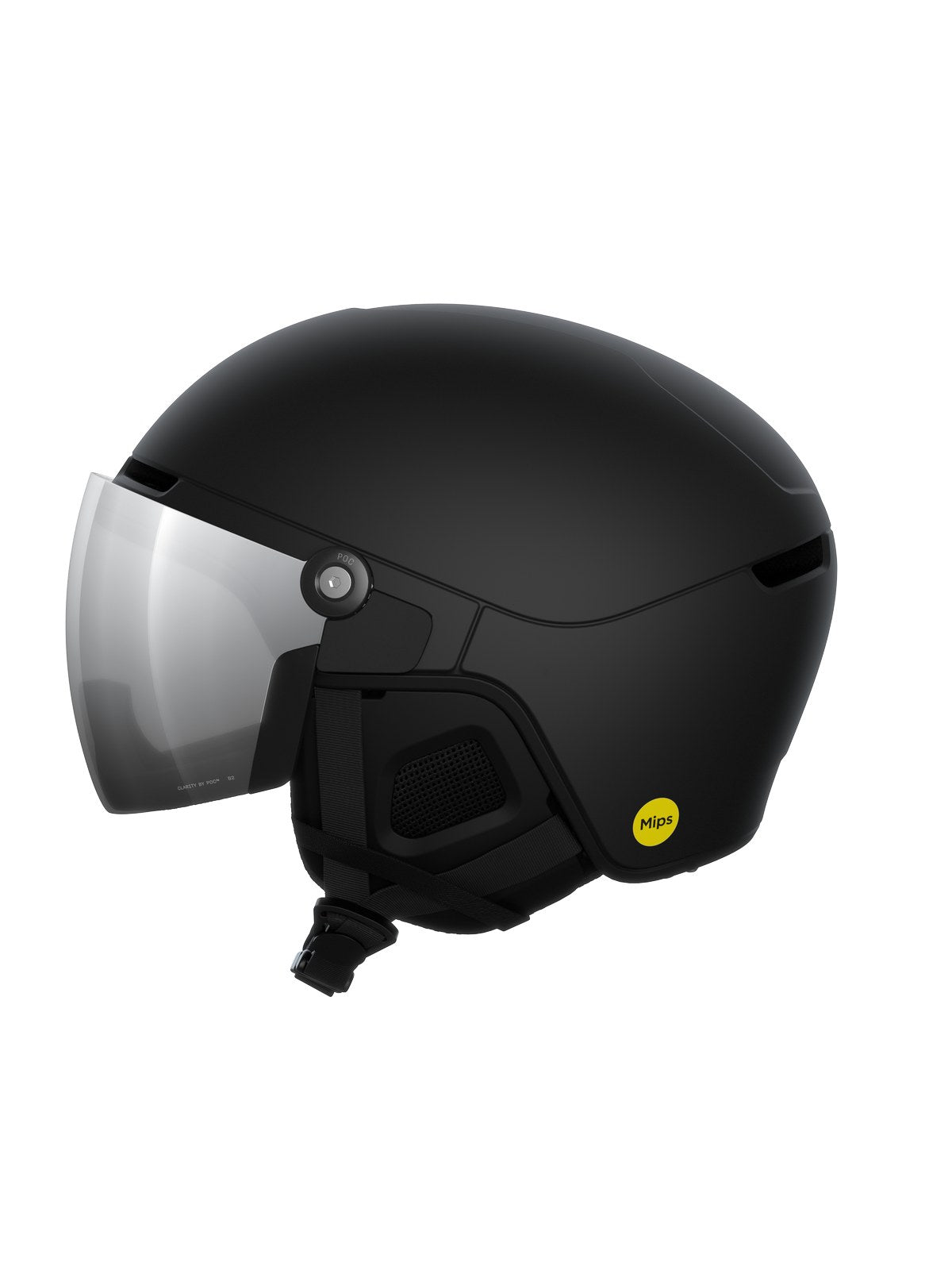 Kask narciarski POC Obex Visor - Uran. Black Matt/Clarity Universal/Partly Sunny/Silver