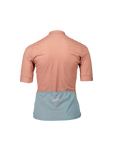 Załaduj obraz do przeglądarki galerii, Koszulka rowerowa POC W’s Essential Road Logo Jersey - Rock Salt/Mineral Blue - poc warszawa
