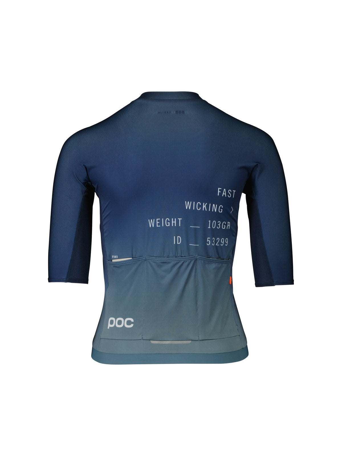 Koszulka rowerowa POC W's Pristine Print Jersey - Gradient Turmaline Navy