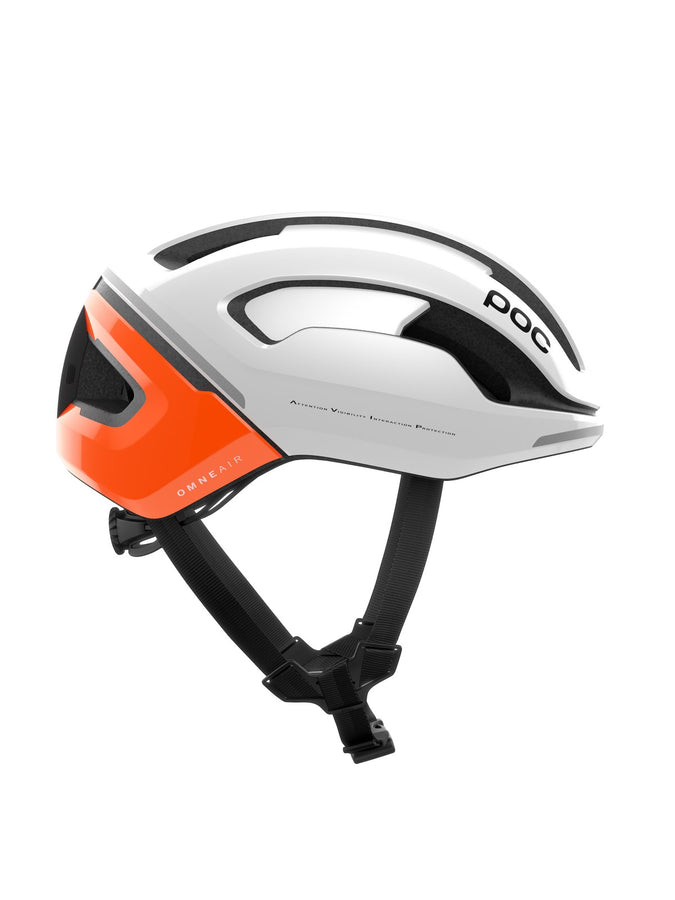 Kask rowerowy POC Omne Beacon MIPS  - Fluo Orange AVIP/Hydr. White