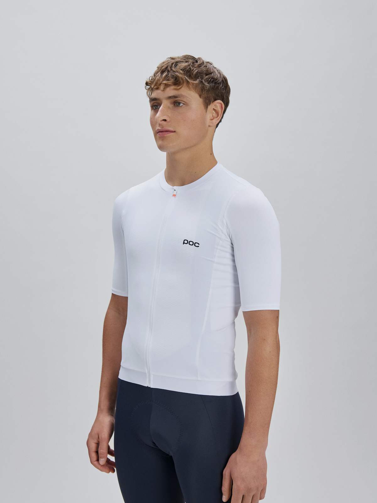 Koszulka rowerowa POC M's Cadence Jersey - Hyd. White