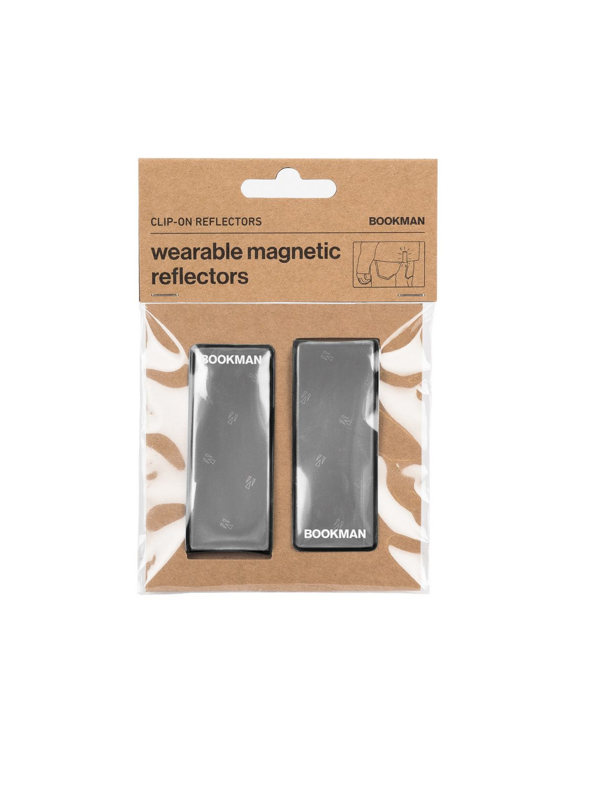 Klip BOOKMAN Clip-on Reflectors czarny