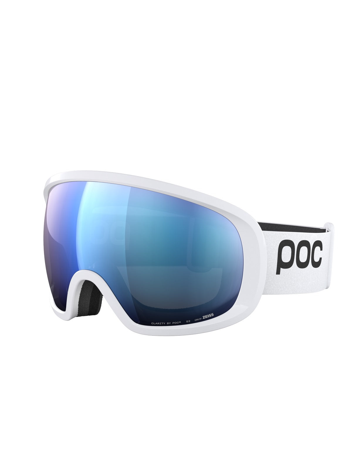 Gogle narciarskie POC Fovea Wide Fit - Hyd. White/Pt. Sunny Blue