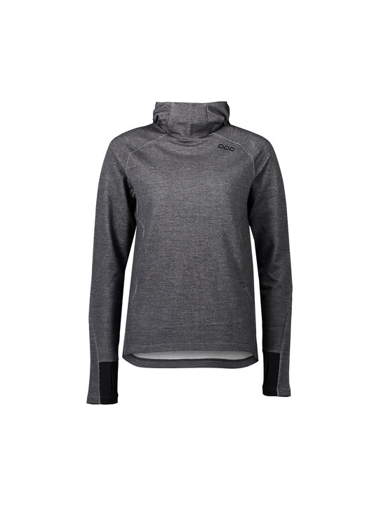 Załaduj obraz do przeglądarki galerii, Bluza damska POC W’S MERINO HOOD - Sylv. Grey Melange - poc warszawa
