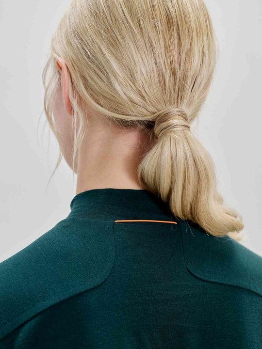 Załaduj obraz do przeglądarki galerii, Koszulka termoaktywna damska POC W's Layer Merino Mock Neck Jersey zielony
