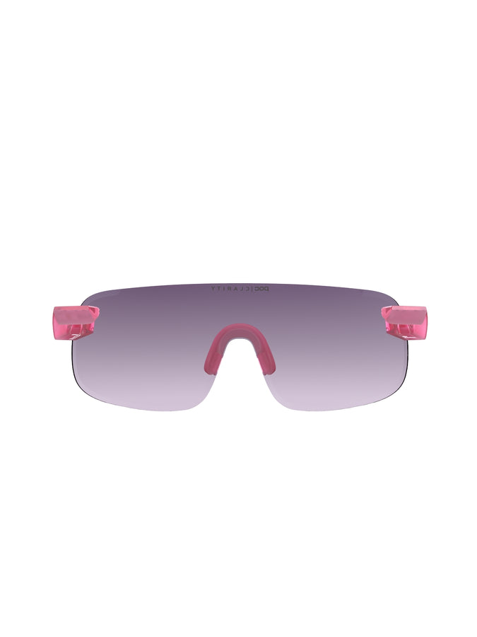 Okulary POC ELICIT - Acti. Pink Translucent - Clarity ROAD Violet/Silver Mirror Cat 3