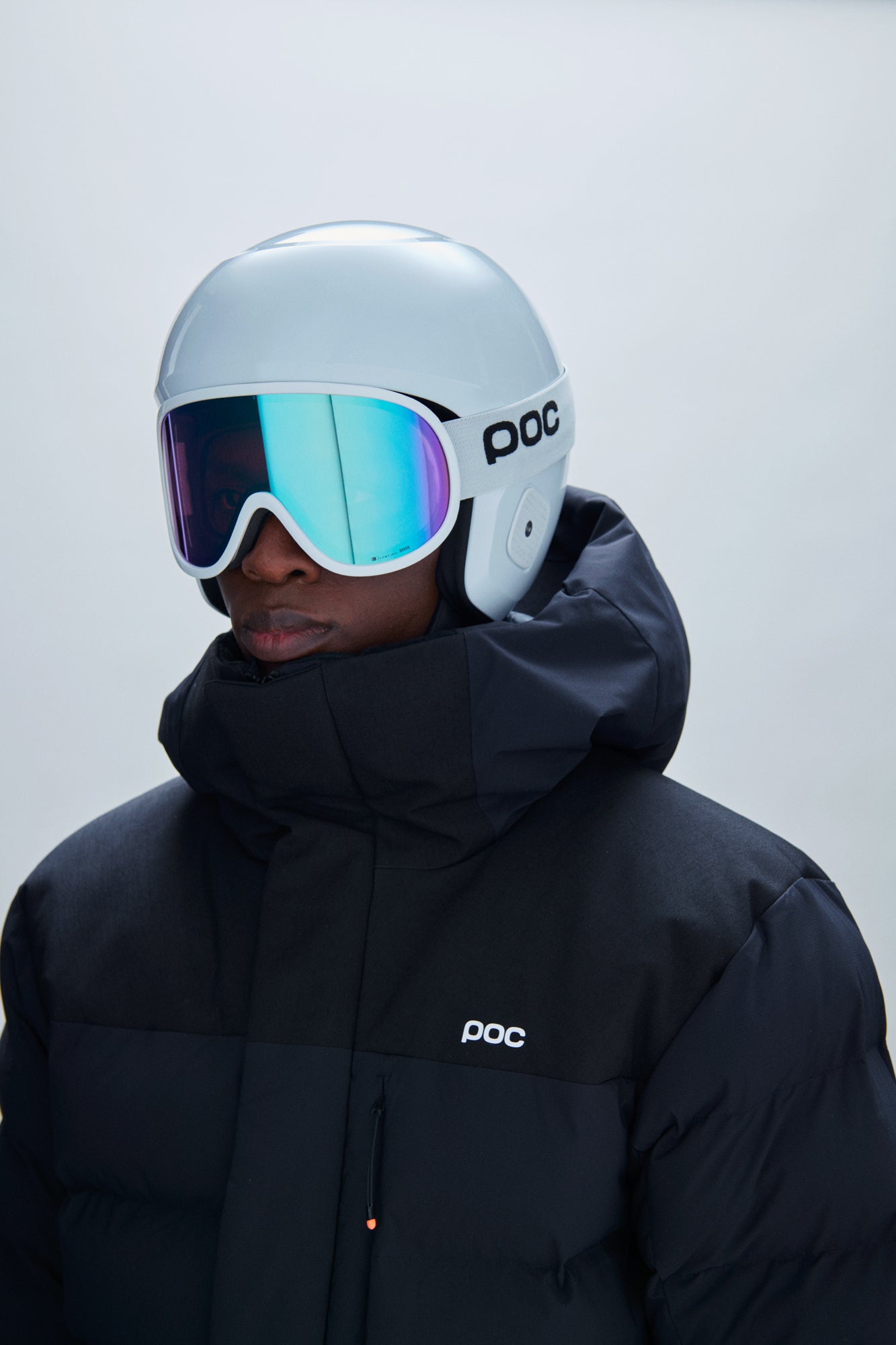 Gogle narciarskie POC Retina Wide Fit - Hyd. White/Pt. Sunny Blue