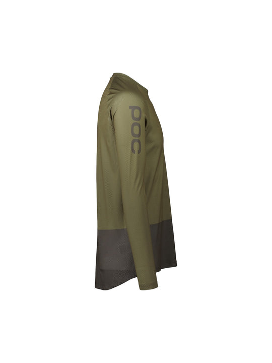 Załaduj obraz do przeglądarki galerii, Koszulka rowerowa POC MTB Pure LS Jersey - Epid. Green/Sylvanite Grey - poc warszawa
