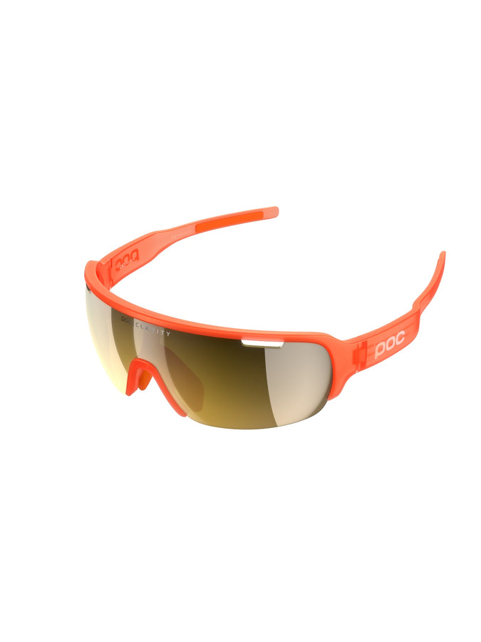 Okulary rowerowe POC DO Half Blade - Fluo. Orange Transl. | Clarity Road Violet Gold Mirror Cat 3 - TU - poc warszawa
